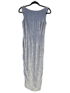 Scott McClintock Women's Glitter Velvet Sleeveless Maxi Prom Dress Size 10